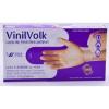 LUVA VINIL VOLK TAMANHO M COM AMIDO C/100UN 
