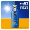 PROTETOR SOLAR NIVEA SUN PROTECT HIDRATA FPS70 200ML