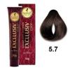 TINTURA HASKELL EXCLLUSIV COLOR CASTANHO CLARO MARROM 5.7