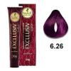 TINTURA HASKELL EXCLLUSIV COLOR LOURO ESCURO VIOLETA 6.26