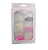 KIT BEAUTY NAIL DE GLITTER ROSA PARA UNHAS ROSA COM 6 UNIDADES