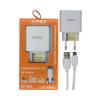 CARREGADOR COM CABO RAPIDO KAIDI TIPO C KD607C