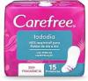 ABSORVENTE CAREFREE PROTETOR SEM FRAGRANCIA 15UNIDADES