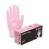LUVA NITRILICA VOLK SENSI ROSA TAMANHO G C/100UN 
