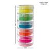GLITTER CORPORAL NEON KIT COM 6 CORES