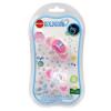 KIT 2 CHUPETA LUMINA KUKA 2 A 6 MESES ROSA