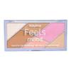 PALETA DE BRONZER RUBY ROSE FEELS MOOD BLUSH E ILUMINADOR HB7528 14G