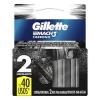 CARGA GILETTE MACH3 CARBONO 2 UUNIDADES