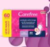 ABSORVENTE CAREFREE PROTEÇÃO EXTRA LONGO COM FRAGRANCIA 60 UNIDADES