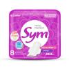 ABSORVENTE SYM SUAVE COM ABAS 8 UNIDADES