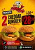2 Cheddar Burguer