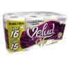 PAPEL HIGIENICO VELUD VIP FOLHA DUPLA LEVE 16 PAGUE 15