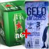 Cerveja Heineken 473ml 12 und + Pacote Gelo 3kg