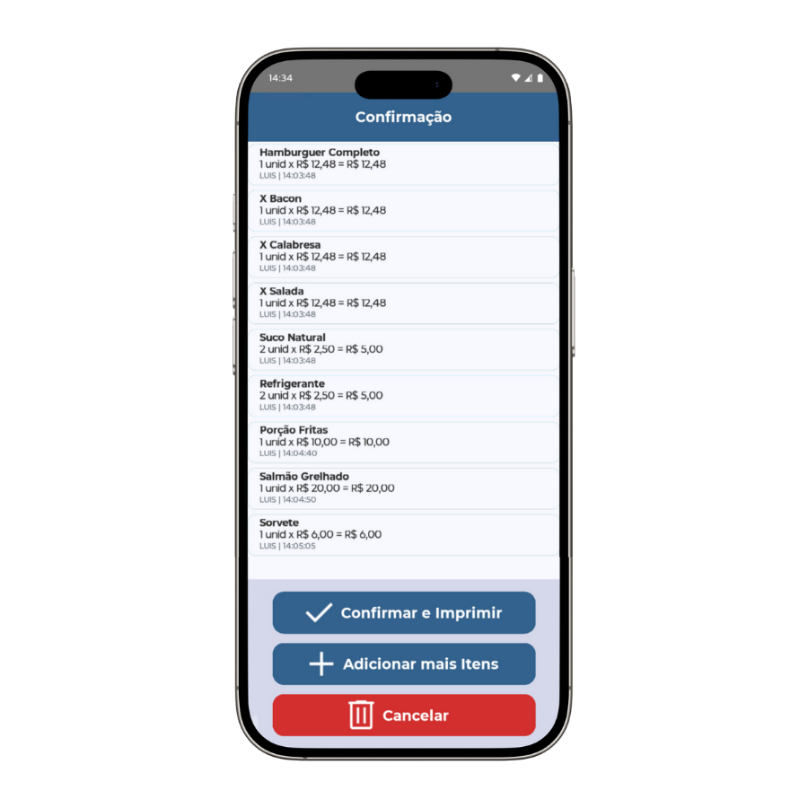 novo comanda mobile - confirmação | Datacaixa