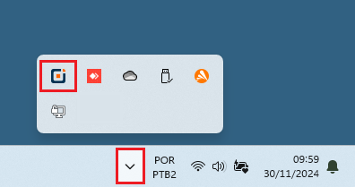 Backup Nuvem_Bandeija Windows | Datacaixa