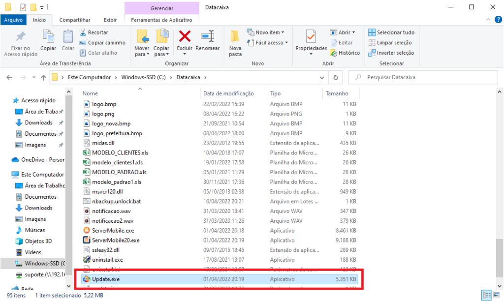 update-exe | Datacaixa