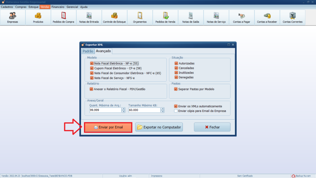 ENVIAR-EMAIL | Datacaixa