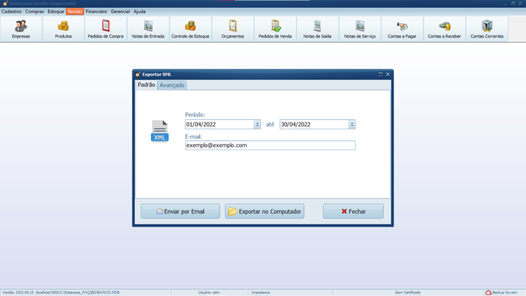 PADRAO-XML | Datacaixa