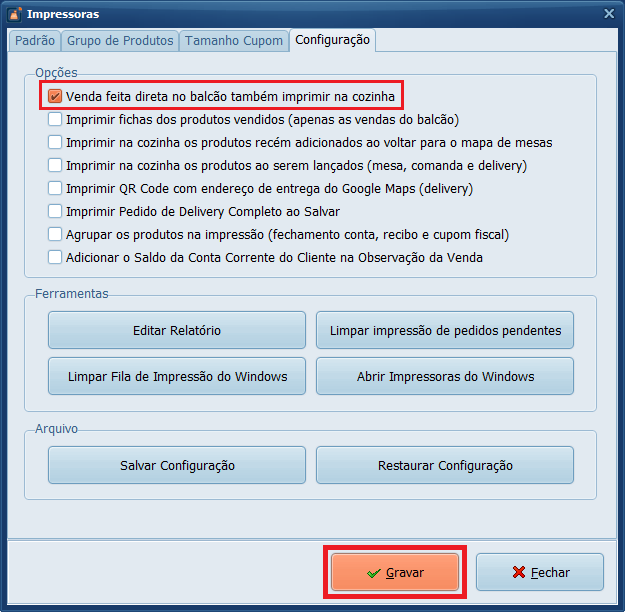 venda-feita-no-balcao-imprimir-na-cozinha | Datacaixa Venda feita direta no balcção também imprimir na cozinha