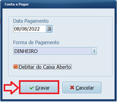 GRAVAR PAGAR | Datacaixa GRAVAR PAGAR