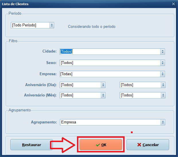 Lista de Clientes OK
