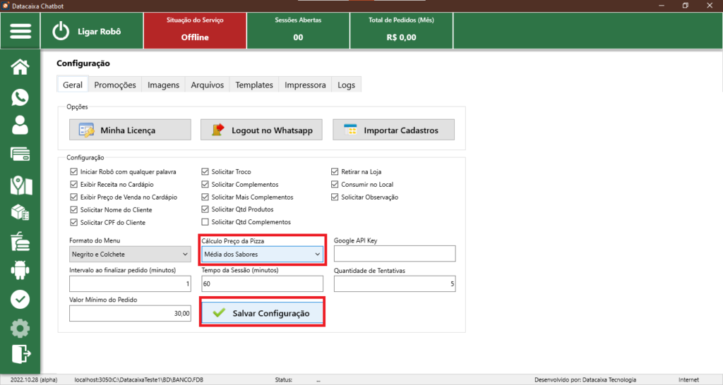 alterar-calculo-preco-pizza | Datacaixa