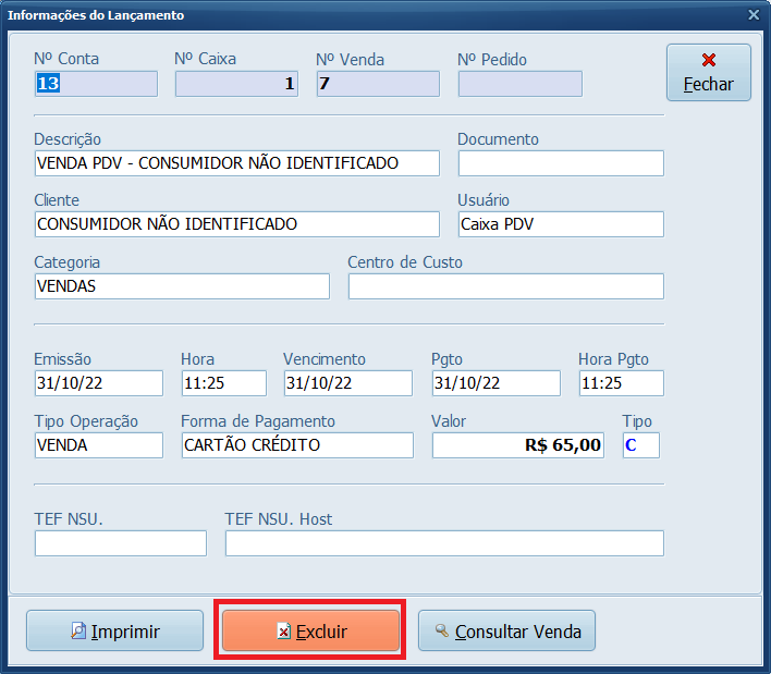 excluir-lancamento | Datacaixa