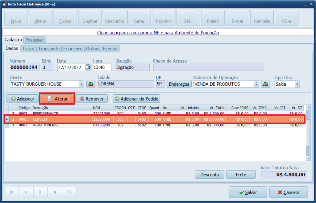 01-Alterar | Datacaixa