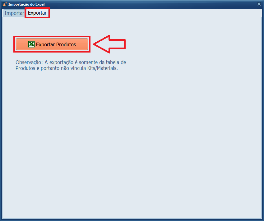 Exportar Produtos | Datacaixa Exportar Produtos
