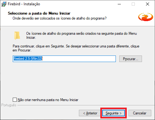 Firebird Atalhos | Datacaixa Firebird Atalhos