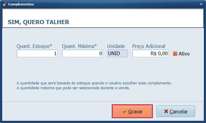 Sim quero talher_Gravar_Gravar | Datacaixa