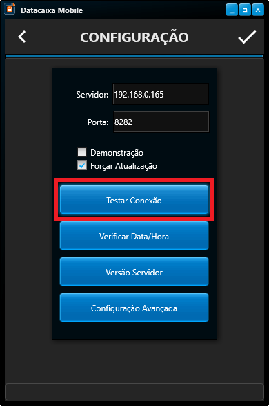 09-Teste-de-Conexao-Mobile-APP-PC | Datacaixa