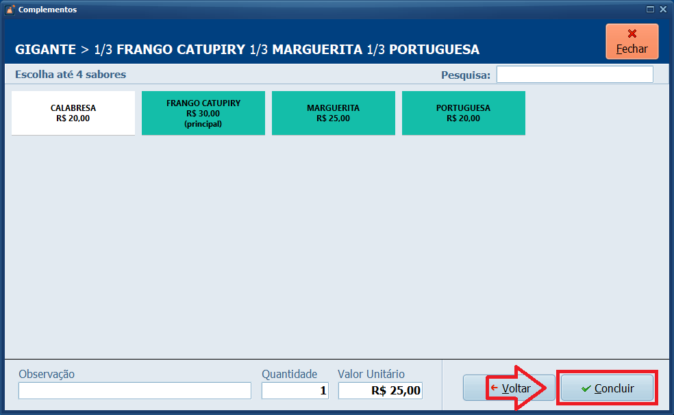11-Concluir-Venda-Pizza | Datacaixa