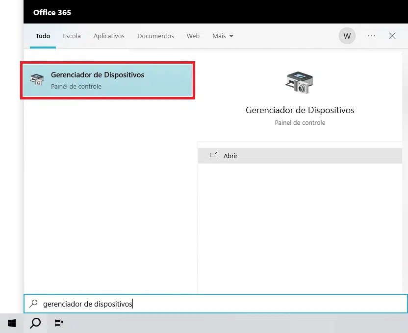Gerenciador de Dispositivos