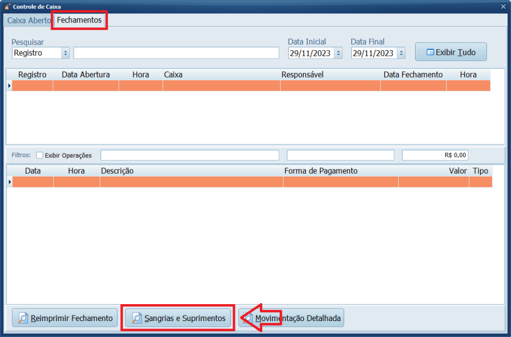 Sangria e Suprimentos
