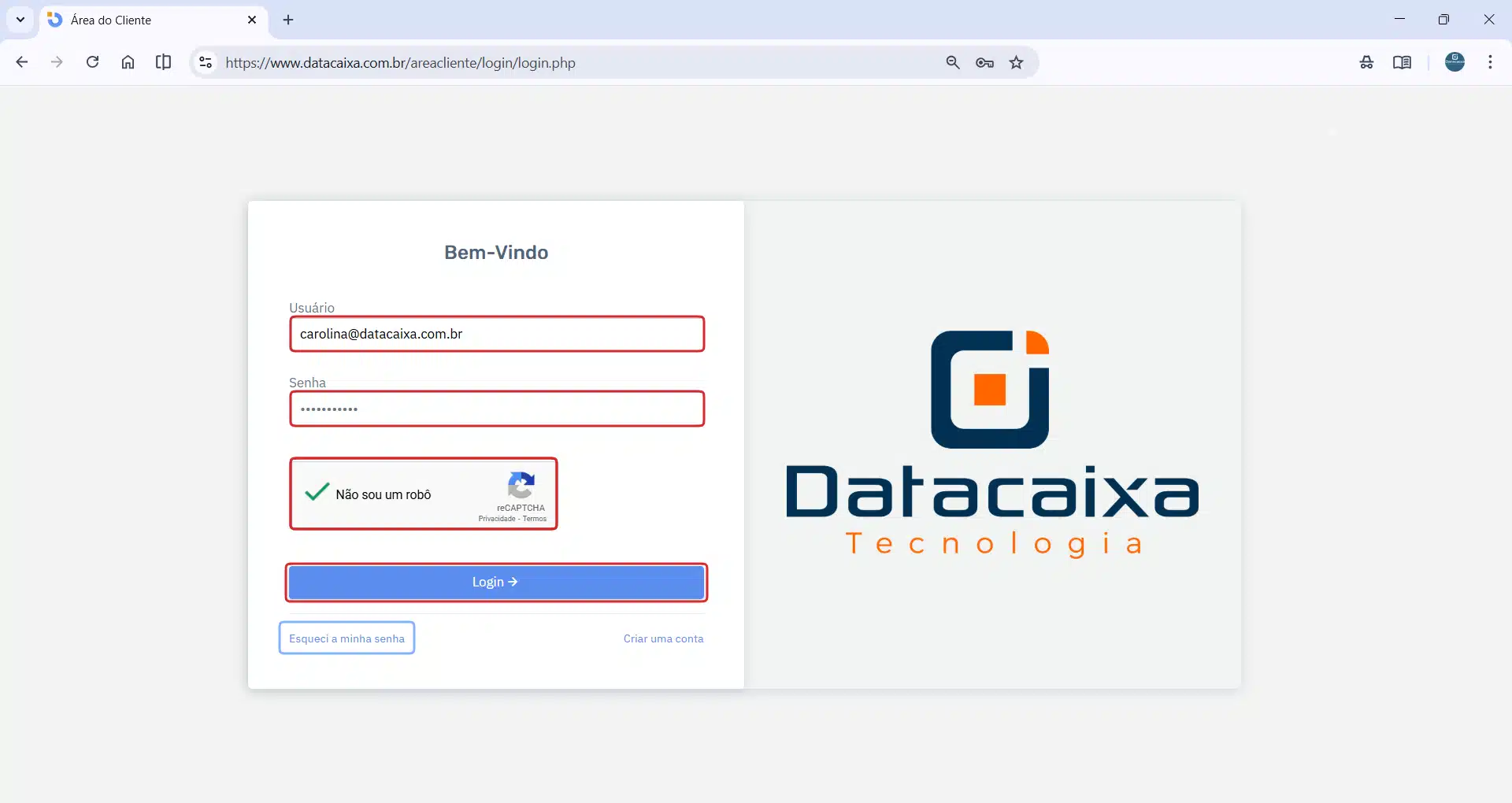 login-conta-cliente | Datacaixa