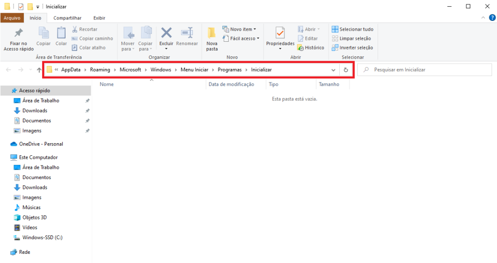 Caminho Inicializar no Windows | Datacaixa Caminho Inicializar no Windows