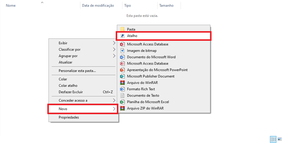Novo Atalho | Datacaixa Novo Atalho