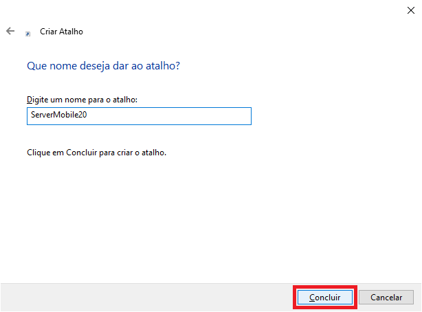 Novo Atalho Concluir | Datacaixa Novo Atalho Concluir