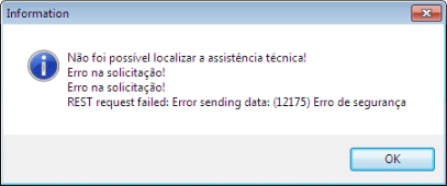 REST request failed | Datacaixa REST request failed