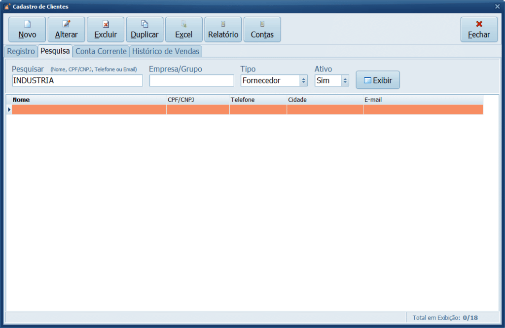 Fornecedor excluido com sucesso