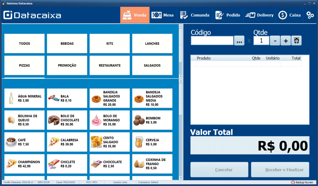 Ajustado Tamanho dos Botões