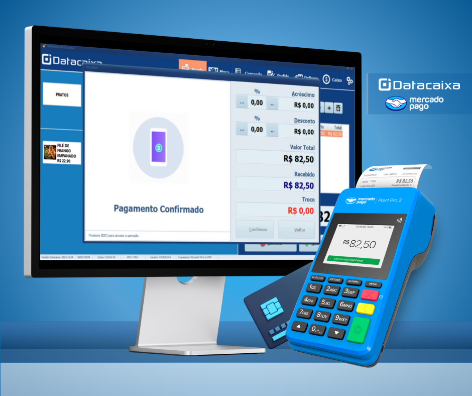 Maquininha POS do Mercado Pago