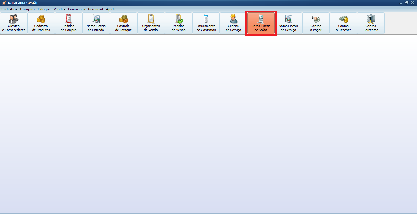 Notas Fiscais de Saida_Gestão | Datacaixa