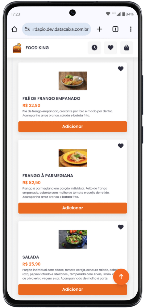 Novo Design_Cardápio Digital_Datacaixa | Datacaixa