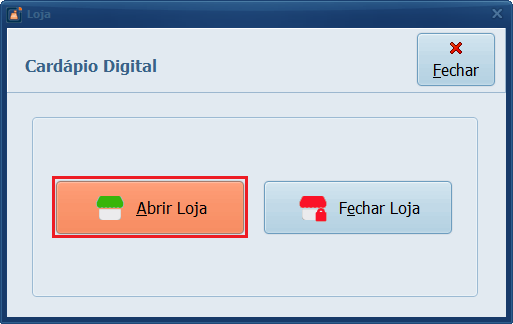 Cardápio Digital_Abrir Loja | Datacaixa
